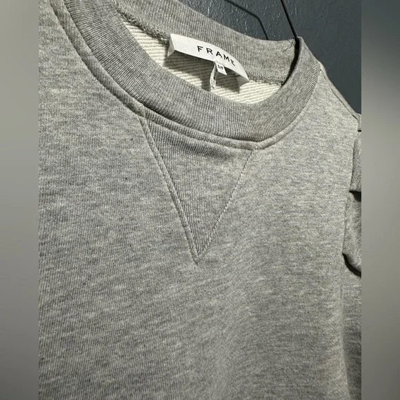 FRAME Gray Puff Sleeve Top - Picture 3 of 5